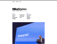 Tablet Screenshot of mikebracken.com